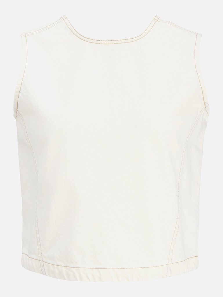 JXLIANA SL TOP DNMM OFF WHITE DENIM