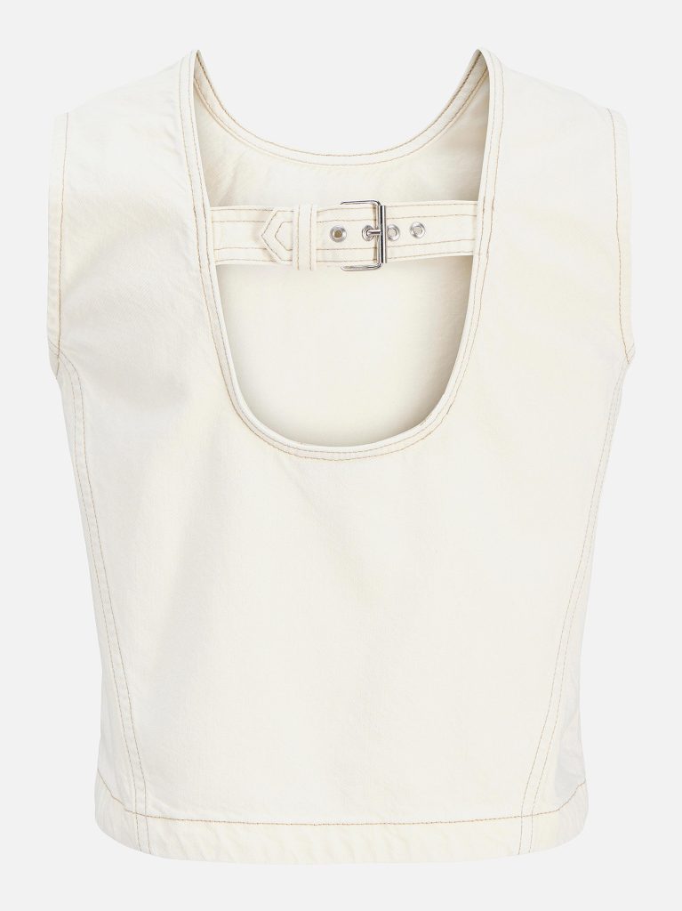 JXLIANA SL TOP DNMM OFF WHITE DENIM