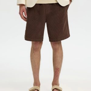 SLHREGULARJACE CORDUROY SHORTS BRACKEN – Image 5
