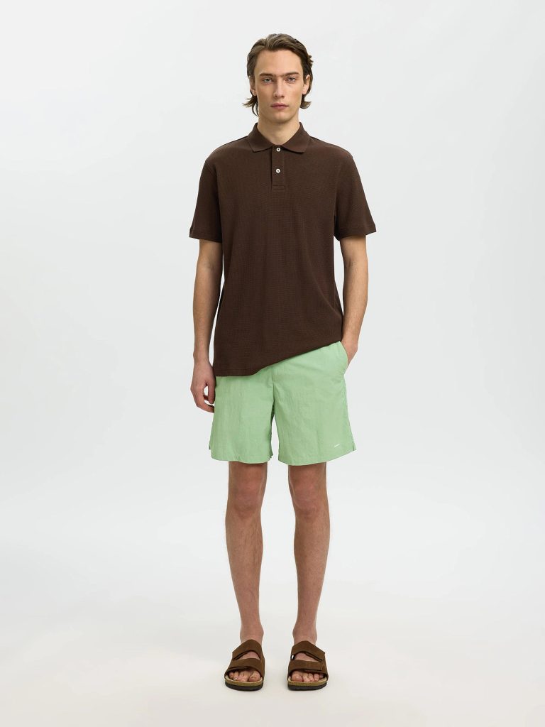 SLHREGULARAIDEN SWIMSHORTS ASPEN GREEN