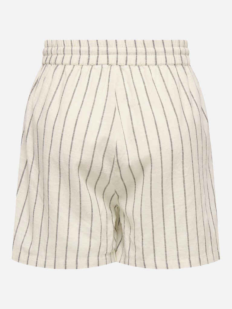 ONLTIZANA STRIPE STRING SHORTS SILVER LINING