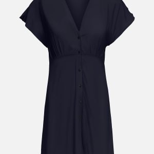 ONLNOVA LIFE VIS MOLLIE SHORT DRESS NIGHT SKY – Image 1