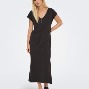 ONLMARA SS DRESS JRS CHOCOLATE TORTE - Image 3