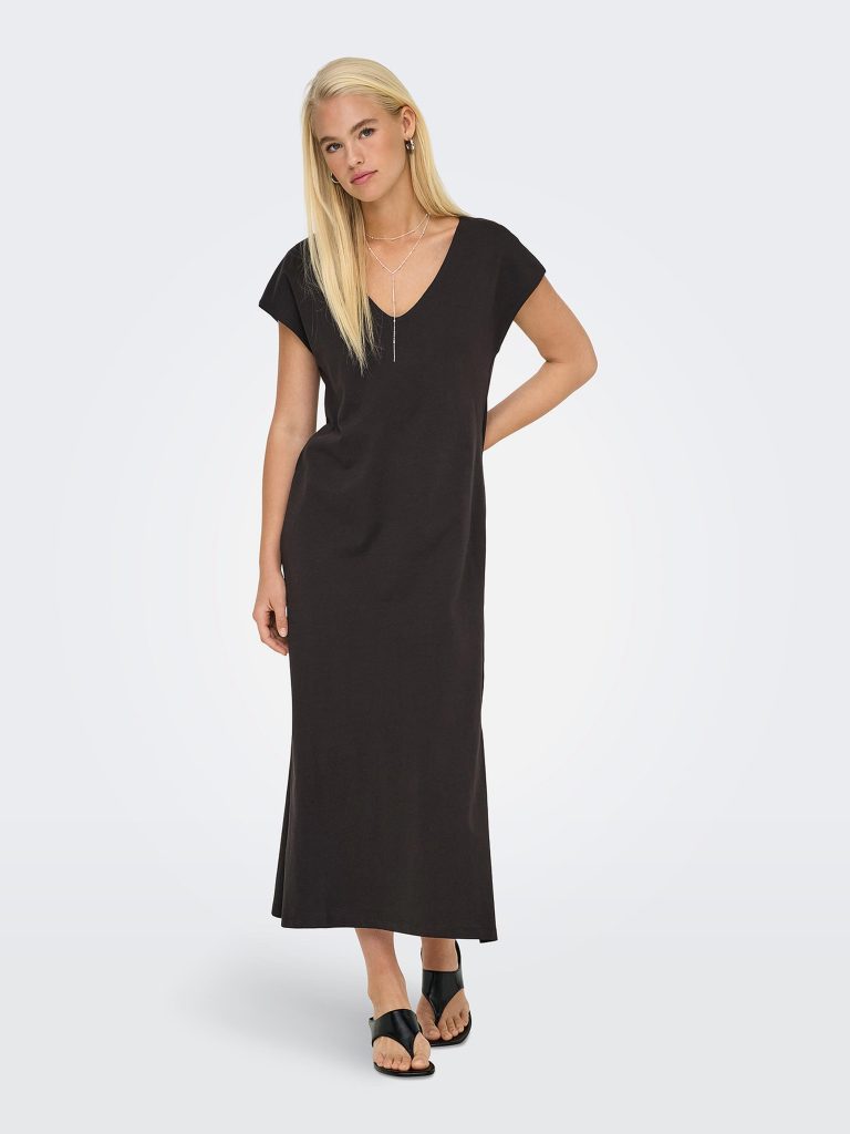 ONLMARA SS DRESS JRS CHOCOLATE TORTE