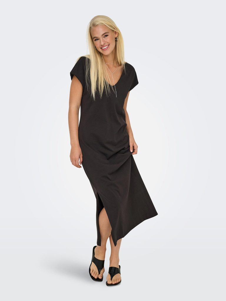 ONLMARA SS DRESS JRS CHOCOLATE TORTE
