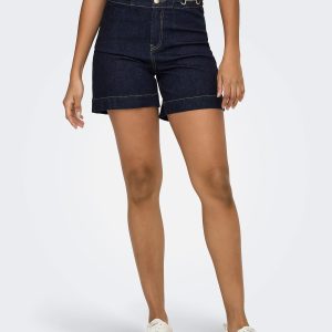 ONLMADISON HW BUCKLE DNM SHORTS – Image 4