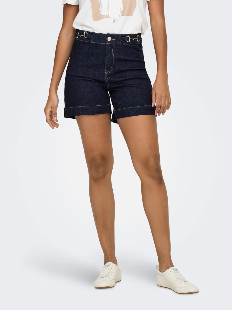 ONLMADISON HW BUCKLE DNM SHORTS