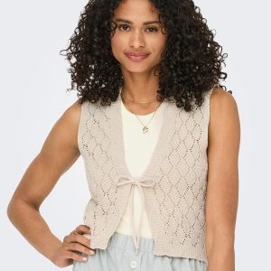 ONLCHILI SL STRING VEST KNT ECRU – Image 6