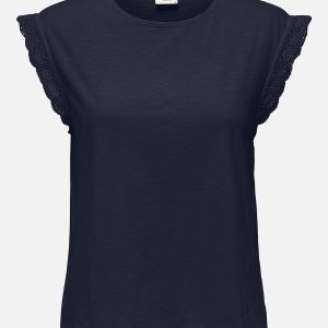 JDYSALAVA LIFE SL CROCHET TOP JRS NOOS SKY CAPTAIN – Image 1