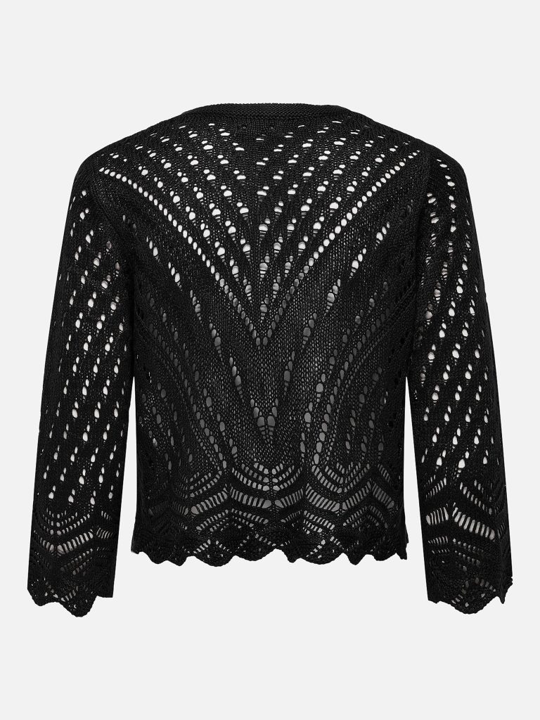JDYSUN 34 CROPPED CARDIGAN KNT BLACK