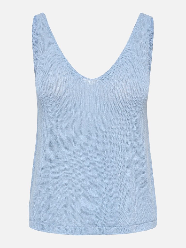 JDYSHINE LIFE SL TOP KNT POWDER BLUE