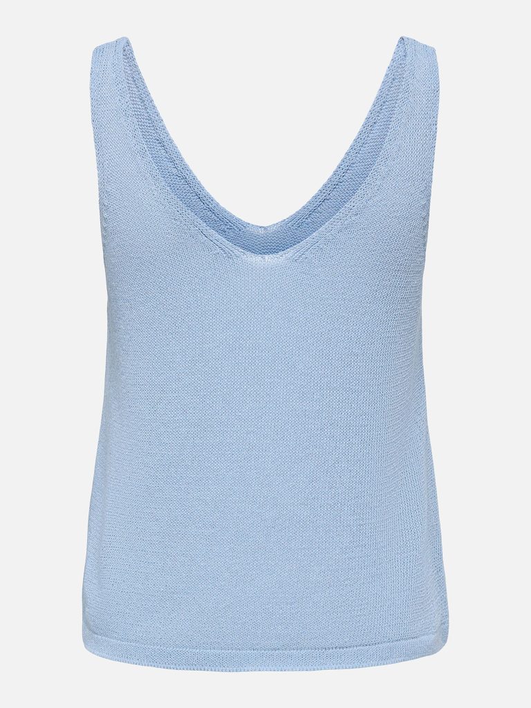 JDYSHINE LIFE SL TOP KNT POWDER BLUE