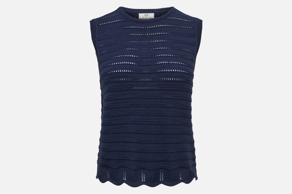 JDYTANYA SL ONECK TOP KNT BLACK IRIS