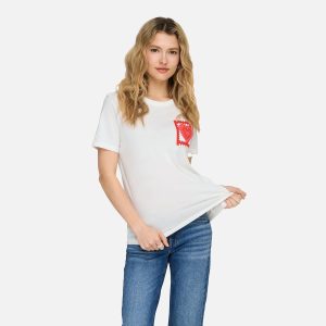 LUMA REG TEE CLOUD DANCER HEART – Image 3