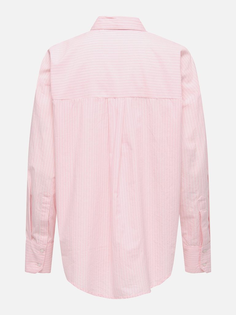 ONLSUVY LS EMB STRIPE SHIRT WVN ROSY TOUCH
