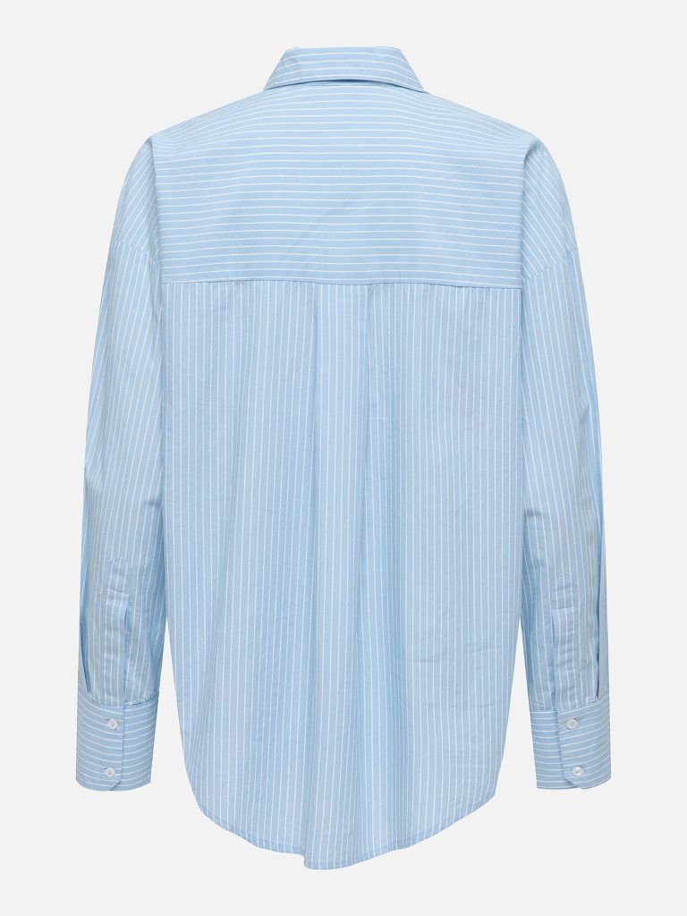 ONLSUVY LS EMB STRIPE SHIRT WVN SOFT CHAMBRAY
