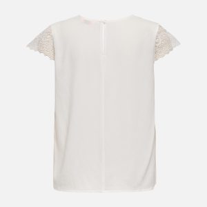 ONLELVA VIA SS DETAIL TOP WVN CLOUD DANCER – Image 2