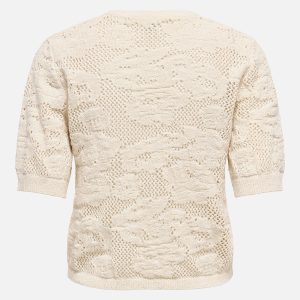 ONLCHLOE SS CADIGAN KNT ECRU - Image 2