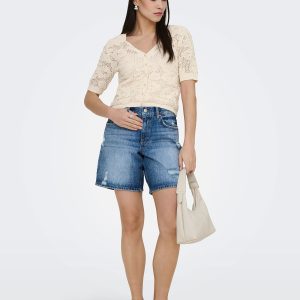 ONLCHLOE SS CADIGAN KNT ECRU - Image 3