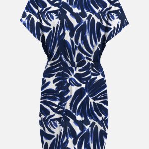 ONLNOVA LIFE VIS SS MACEY DRESS NIGHT SKY – Image 2