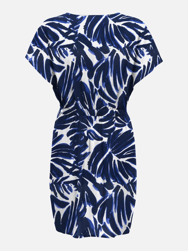 ONLNOVA LIFE VIS SS MACEY DRESS NIGHT SKY