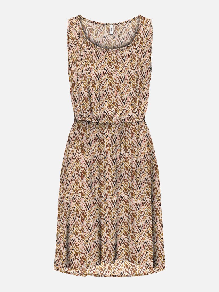 ONLNOVA LIFE VIS SL SARA DRESS DULL GOLD