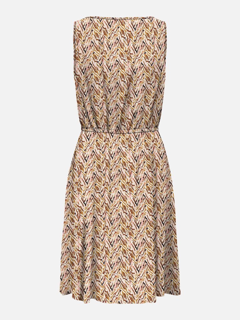 ONLNOVA LIFE VIS SL SARA DRESS DULL GOLD