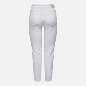 ONLEMILY STRETCH HW STR ANK DNM WHITE L32 - Image 2