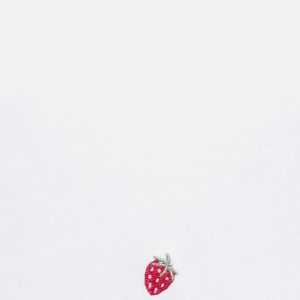 KETTY ONECK TOP WHITE STRAWBERRY - Image 3
