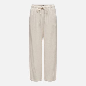 ONLSIESTA MW PULLUP LINEN BL PNT NOOS MOONBEAM - Image 1