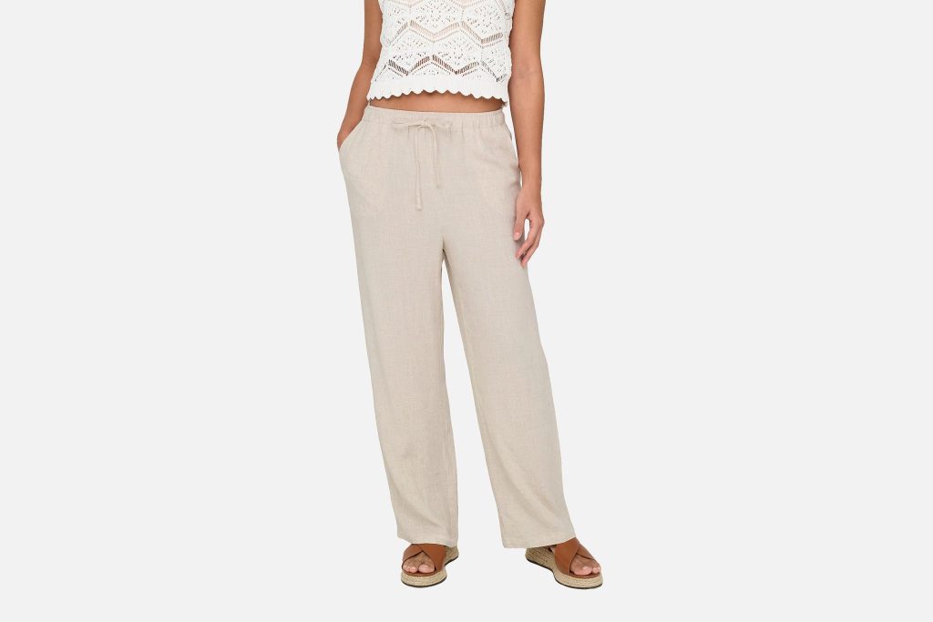 ONLSIESTA MW PULLUP LINEN BL PNT NOOS MOONBEAM