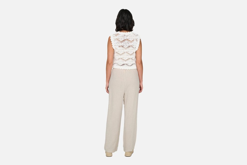 ONLSIESTA MW PULLUP LINEN BL PNT NOOS MOONBEAM