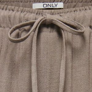 ONLSIESTA MW PULLUP LINEN BL PNT NOOS WALNUT - Image 3