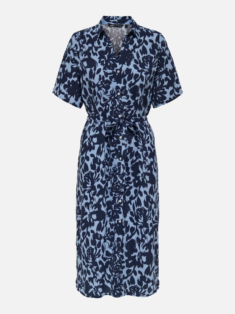 ONLYASMIN SS SHIRT DRESS WVN SERENITY TANIA