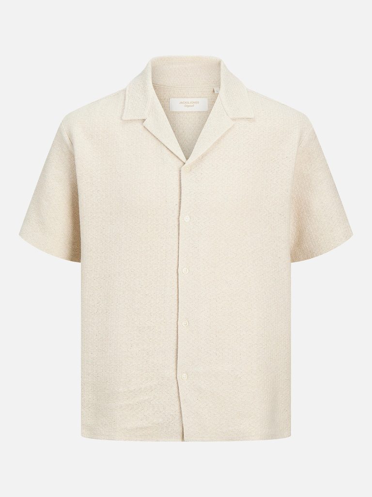 JORMONTAUK CROCHET SHIRT ANTIQUE WHITE