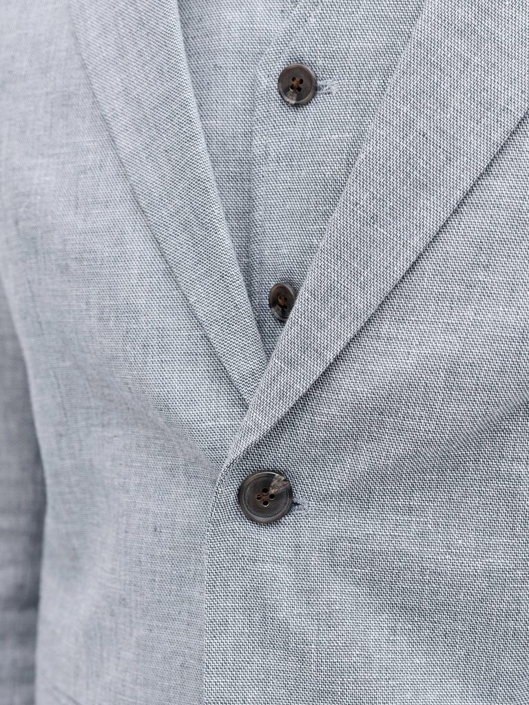 JPRMARTIN SUMMER BLZ LINEN BLEND FADED DENIM