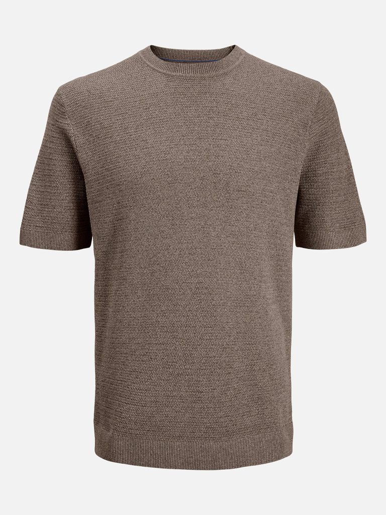 JPRBLURILEY KNIT CREW NECK SS SN MOREL