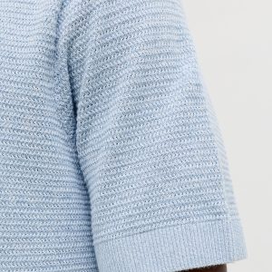 JPRBLURILEY KNIT CREW NECK  SS SN ASHLEY BLUE – Image 6