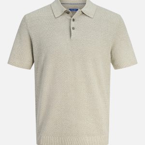 JPRBLURILEY KNIT POLO SS SN MERMAID TWIST – Image 1