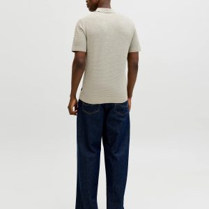 JPRBLURILEY KNIT POLO SS SN MERMAID TWIST – Image 2