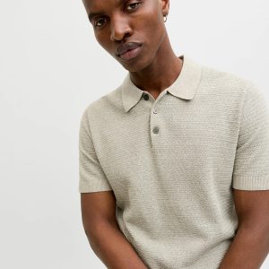 JPRBLURILEY KNIT POLO SS SN MERMAID TWIST – Image 4