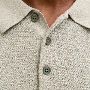 JPRBLURILEY KNIT POLO SS SN MERMAID TWIST – Image 7