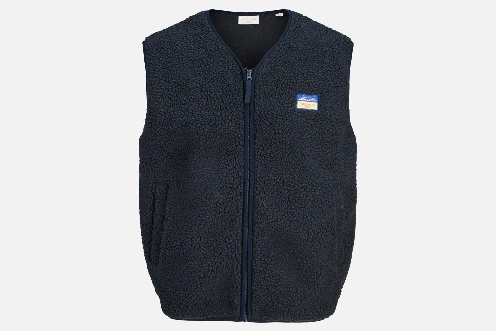 POCKY TEDDY VEST NAVY