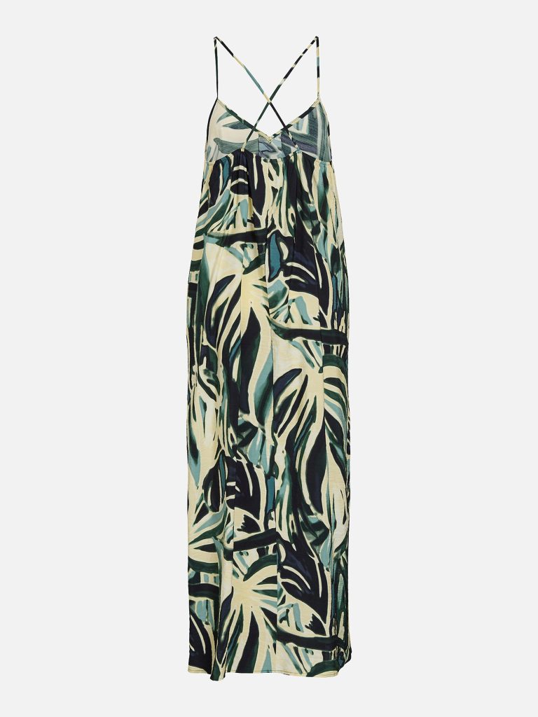 VIRYN ZOA VNECK SINGLET MAXI DRESS ATLANTIC DEEP