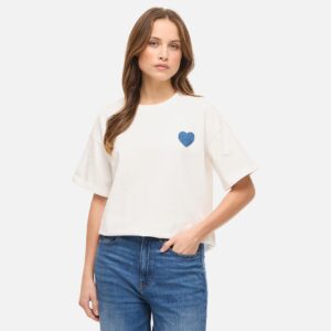 MONIE HEART ONECK WHITE - Image 3
