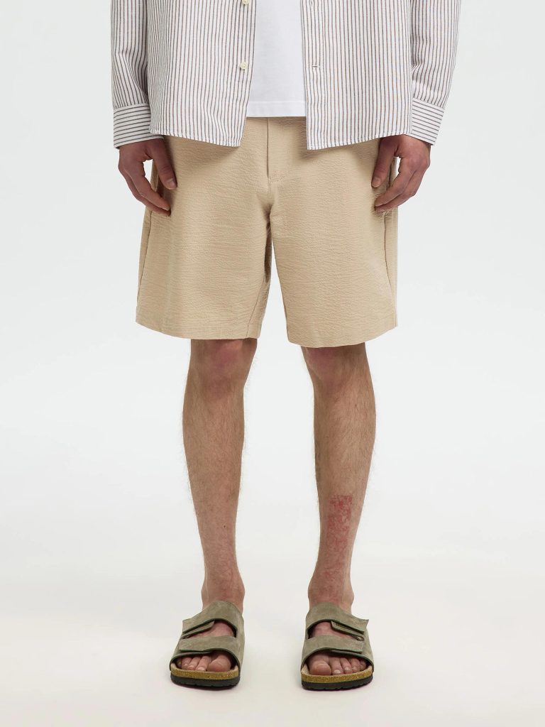 SLHREGULARKARL SEERSUCKER PURE CASHMERE