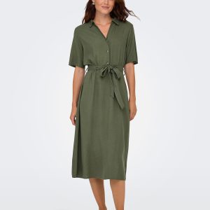 JDYSAY 24 MIDI SHIRT DRESS NOOS KALAMATA – Image 3