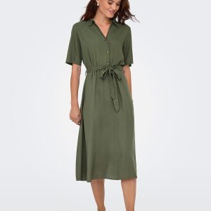 JDYSAY 24 MIDI SHIRT DRESS NOOS KALAMATA – Image 4