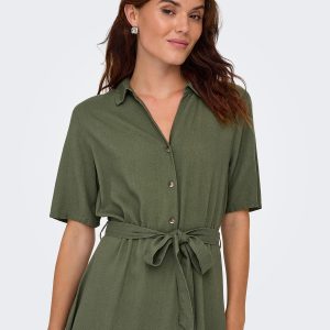 JDYSAY 24 MIDI SHIRT DRESS NOOS KALAMATA – Image 6