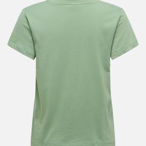 JDYHESTER LIFE SS STUD TOP HEDGE GREEN STUDS – Image 2